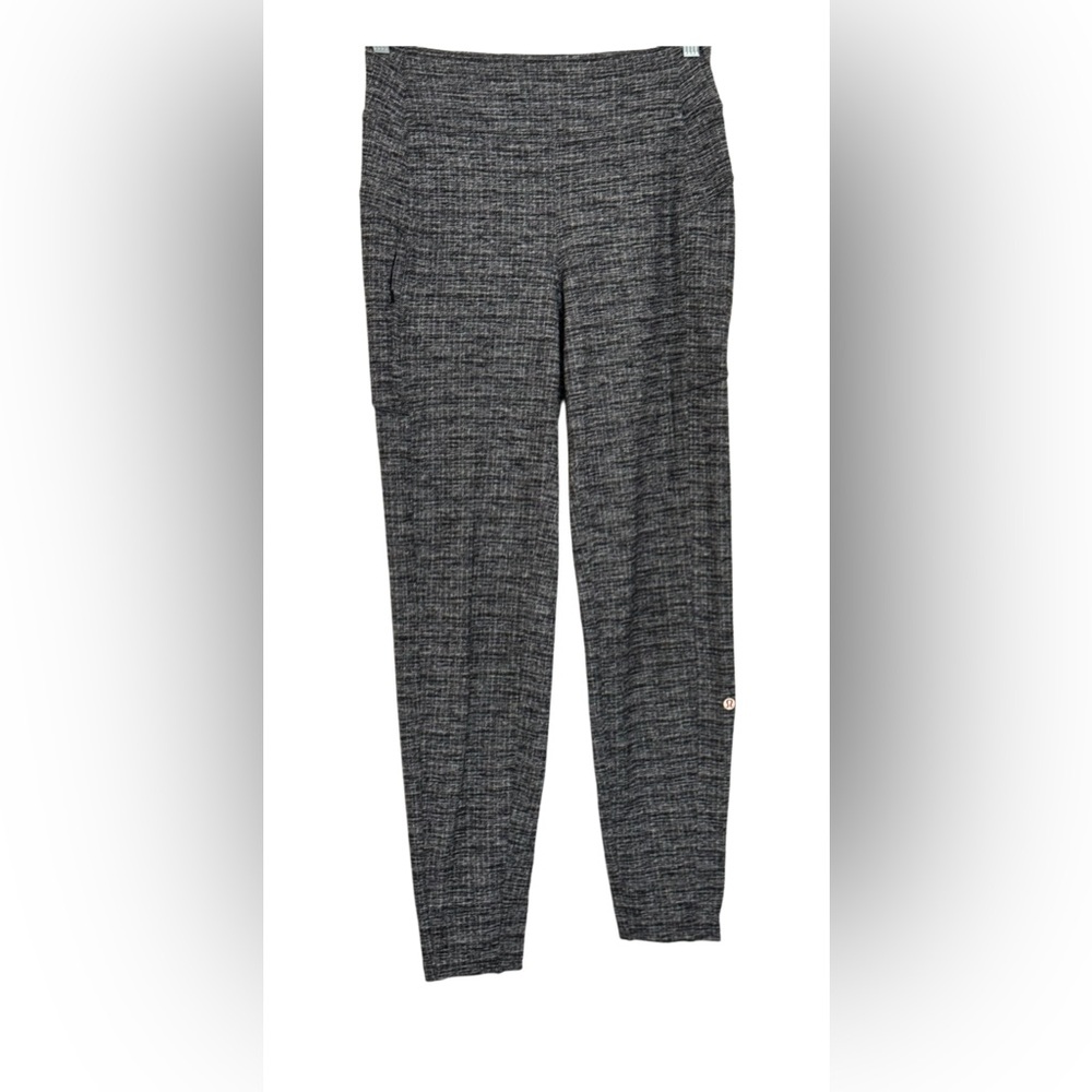Lululemon Run On Jogger Ringspun Denim Black White